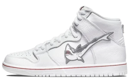 Мужские кроссовки Nike SB Dunk High Oski, белые
