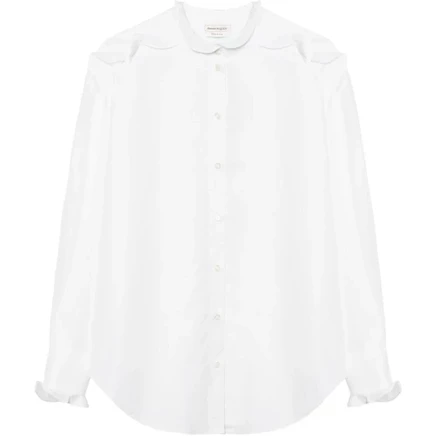 Женская рубашка Alexander McQueen, белая