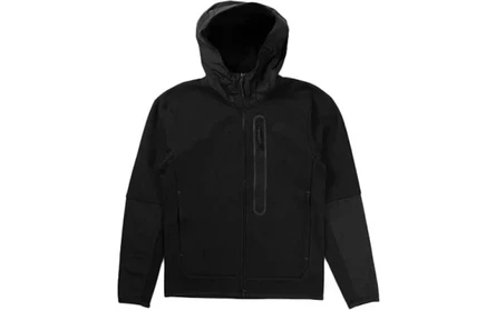 Женское худи Nike Tech Fleece на молнии, черное