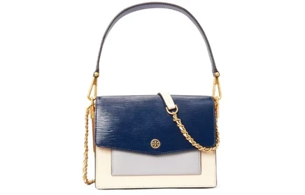 Женская сумка Tory Burch Robinson, сине-разноцветная