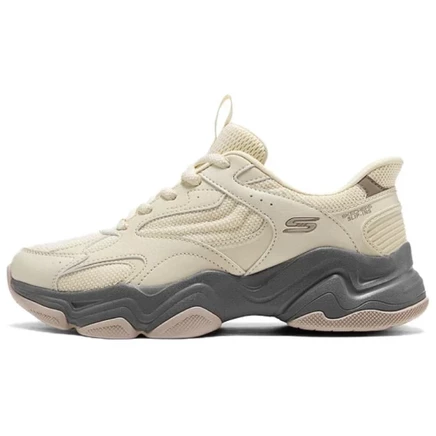 Женские кроссовки Skechers DLITES массивные, серые