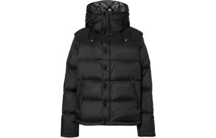 Мужской пуховик Burberry Nylon, черный