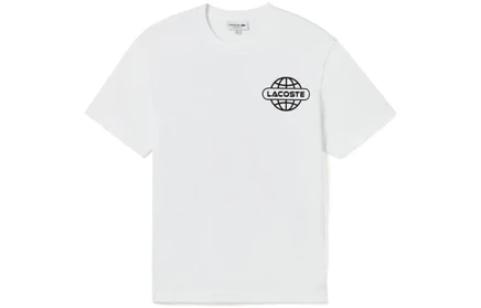 Мужская футболка Lacoste, белая