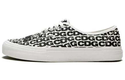 Мужские кеды Vans Authentic x CDG, черно-белые