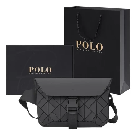 Мужская сумка через плечо Polo, черная