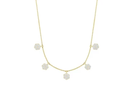 Женское колье Swarovski Lisabel, золотистое