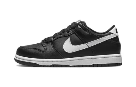 Кроссовки для девочек Nike Dunk Low, черно-белые