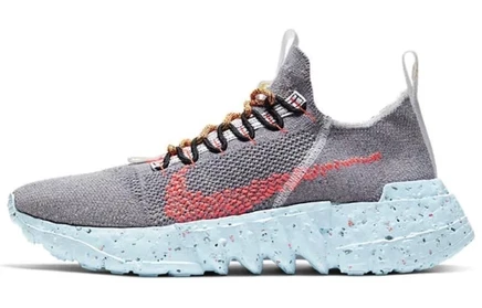Мужские кроссовки Nike Space Hippie 01, серо-малиновые