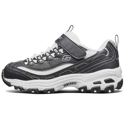 Кеды для девочек Skechers Low Top, черно-белые