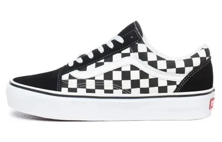 Женские кеды Vans Old Skool Platform, черно-белые