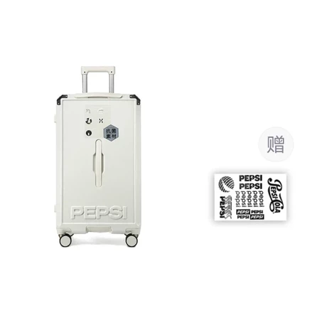 Чемодан Pepsi ABS+PC 20–30 дюймов, бежевый