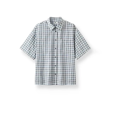 Мужская рубашка SEMIR в клетку, серая 00322