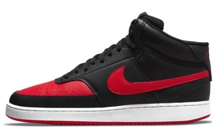 Мужские кроссовки Nike Court Vision Mid, черно-красные