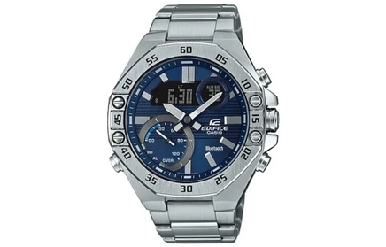 Мужские часы Casio ECB-10YD-2A, синие