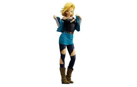 BANPRESTO Android 18 Glass Factory, Shimmery Charm Scale Figures 25cm default