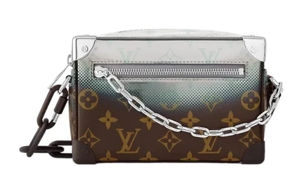 Сумка Louis Vuitton Mini Soft Trunk, металлик