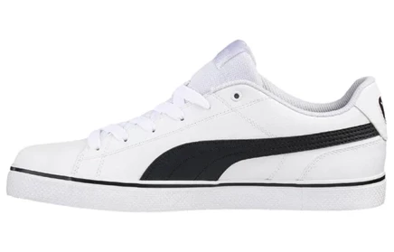 Мужские кеды Puma Court Point Vulc V2, черно-белые