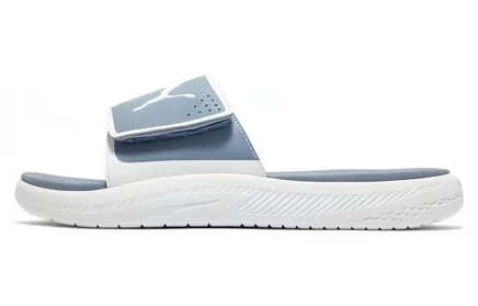Женские шлёпанцы Puma Softride Slide, серо-белые