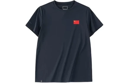 Женская футболка Anta Drop Shoulder Sleeve, черная