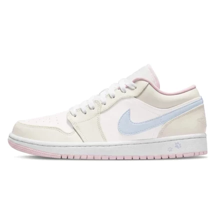 Женские кроссовки Jordan Air Jordan 1, розово-голубые