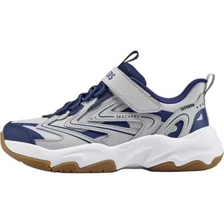 Детские кроссовки Skechers, легкие, серо-синие