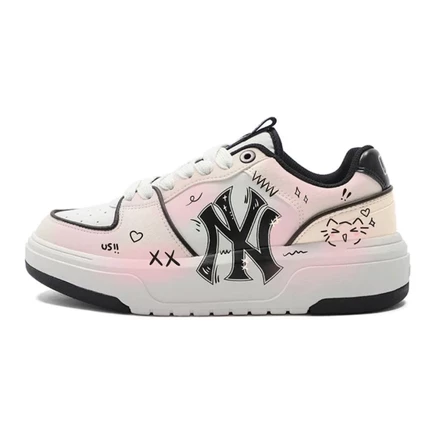 MLB Chunky Liner Low top Skateboard Shoes Unisex pink