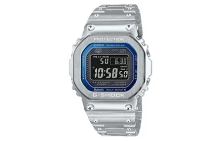 Унисекс часы Casio Full Metal GMW-B5000D-2, серебристый ремешок