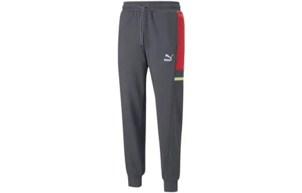 Мужские брюки Puma из трикотажа, коричневые
