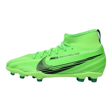 Бутсы для девочек Nike Mercurial Superfly 9, зелёно-чёрные