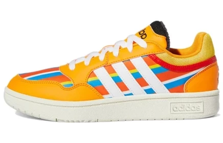Мужские кроссовки Adidas Hoops 3.0, оранжево-сине-белые