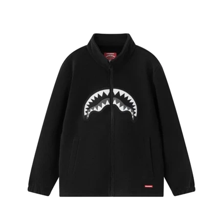 Унисекс-куртка Sprayground со стойкой, черная