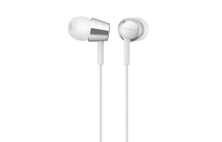 Проводные наушники Sony, белые (зарубежная версия)