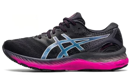Женские кроссовки Asics Gel Nimbus 23, черно-серебряные
