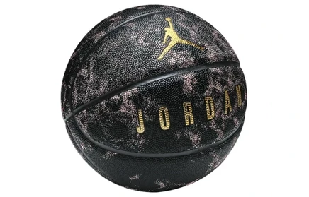 Баскетбольный мяч Nike x Jordan, 7-й размер, черно-золотой