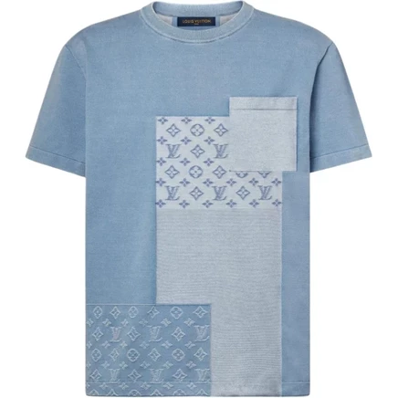 Мужская майка Louis Vuitton SS26, синяя