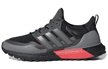 Мужские кроссовки Adidas Ultra Boost, черно-красно-серые