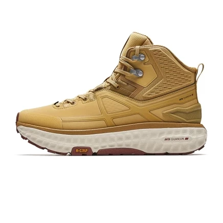 Anta Fashion Versatile Running Shoes Men's Camel Yellow/Sandstone camel yellow/sandstone-1