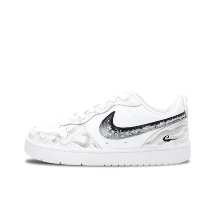 Унисекс кроссовки Nike Court Borough Low 2, серебристые