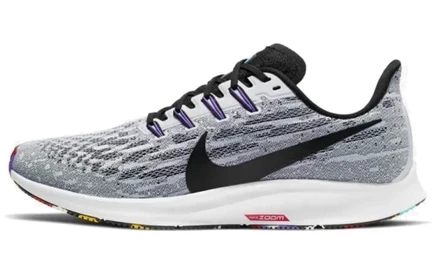 Мужские кроссовки Nike Pegasus 36, бело-фиолетовые