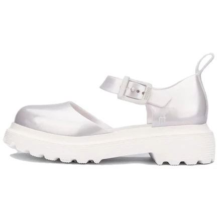 Женские туфли Melissa Chunky Heel Mary Jane, перламутровые