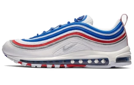 Кроссовки Nike Air Max 97, сине-серебристо-красные