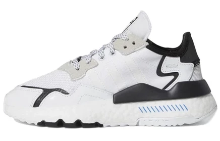 Детские кеды adidas Nite Jogger, бело-черные