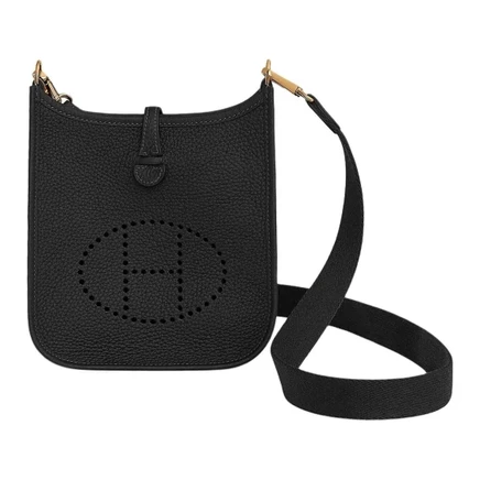 Женская сумка Hermes Evelyne Amazone 16, черная