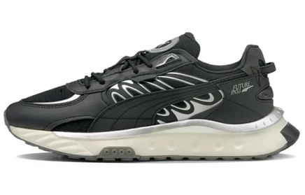 Мужские кроссовки Puma Wild Rider, черно-серебристые