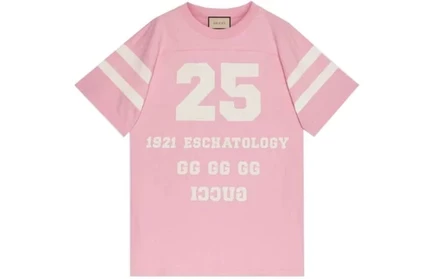 Футболка Gucci 25 Eschatology, розовая