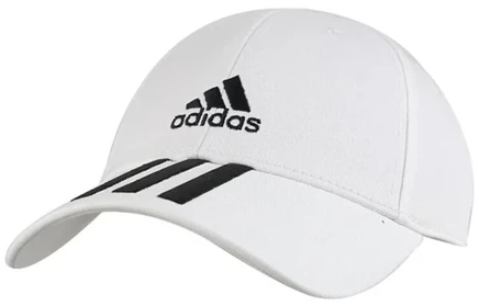 Мужская бейсболка Adidas 3-Stripes Twill Cap, белая