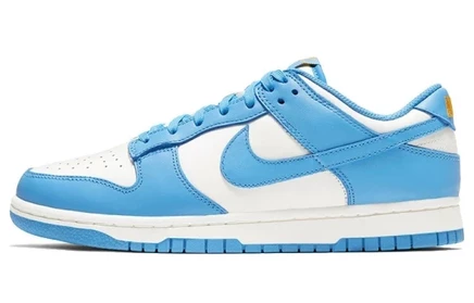 Женские кроссовки Nike Dunk Low «Coast», бело-голубые