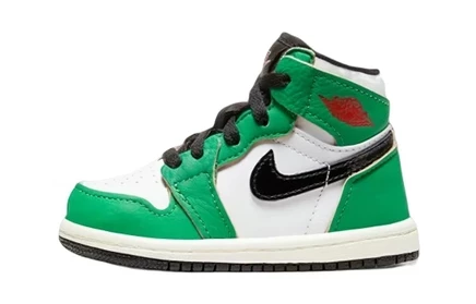 Кеды для малышей Jordan 1 Retro High Lucky Green