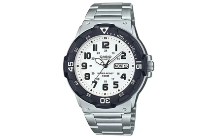 Мужские часы Casio YOUTH MRW-200HD-7B, ремешок серебристый