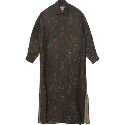 Uma Wang Amare maxi dress коричневый
